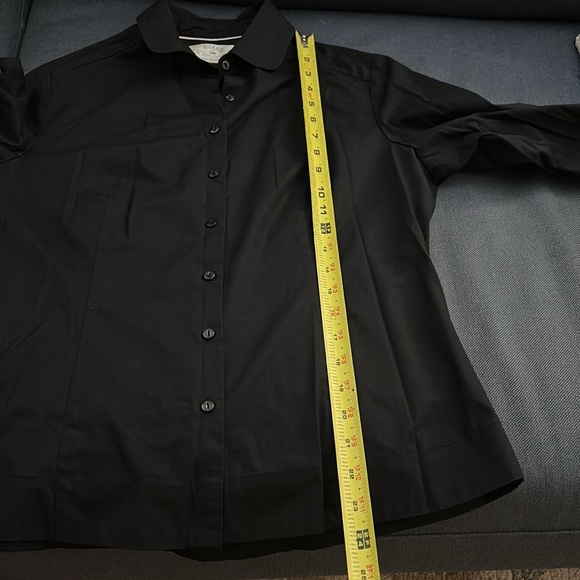 Riders by Lee black button down slimming shirt size M - Picture 8 of 8